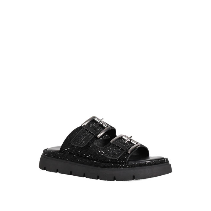 Μαύρο flatform σανδάλι
