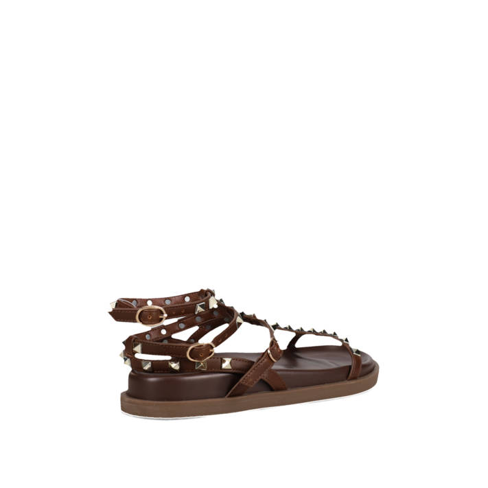 Brown footbed sandal