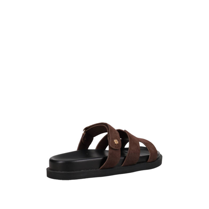 Brown footbed sandal