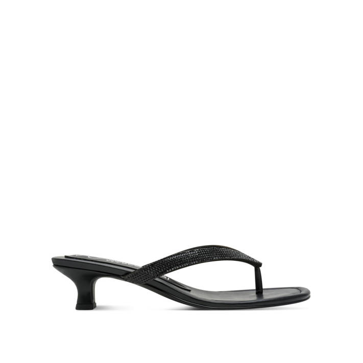 Μαύρο mule σανδάλι