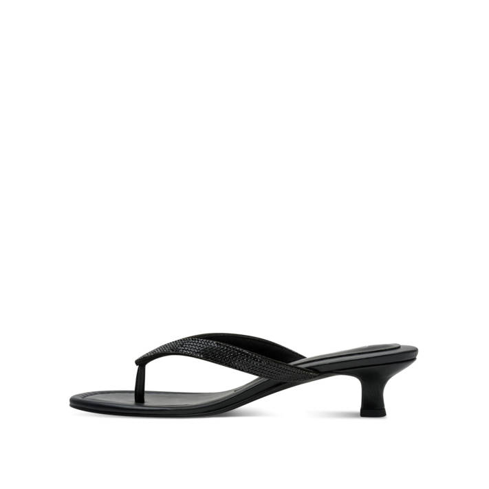 Μαύρο mule σανδάλι