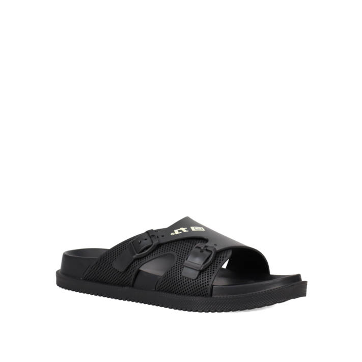 Μαύρη ανδρική footbed σαγιονάρα