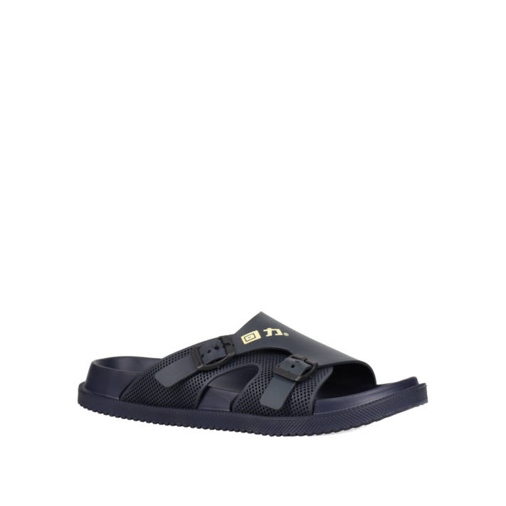 Μπλε ανδρική footbed σαγιονάρα