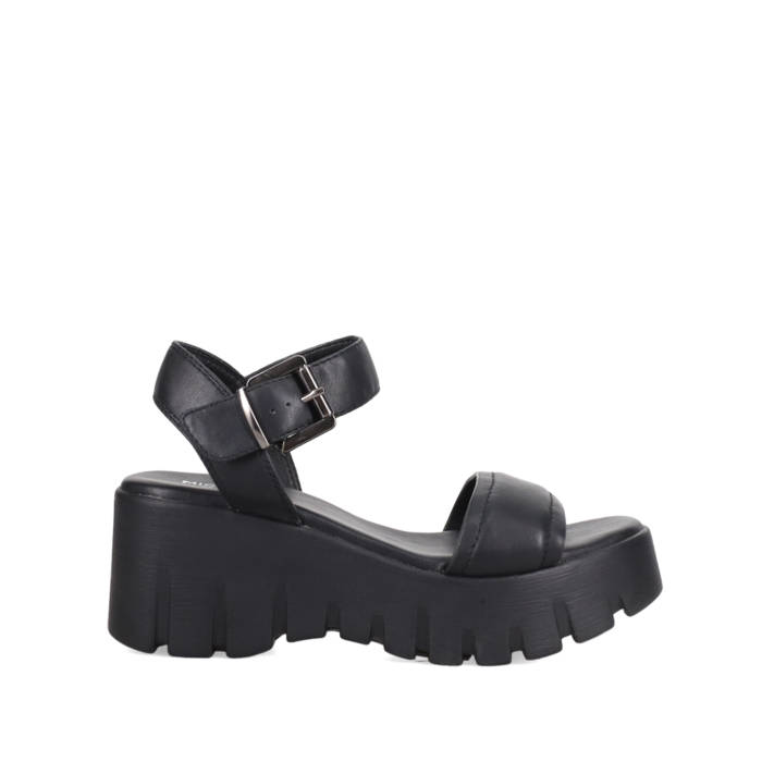 Μαύρο flatform σανδάλι