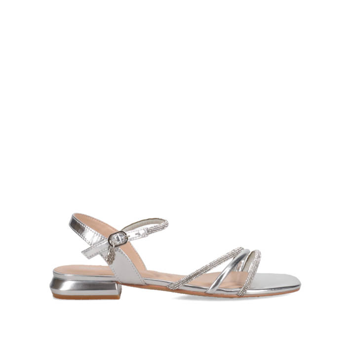 Ασημί σανδάλι