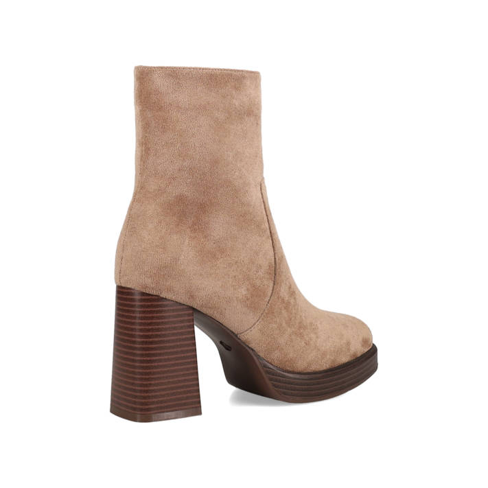Beige bootie