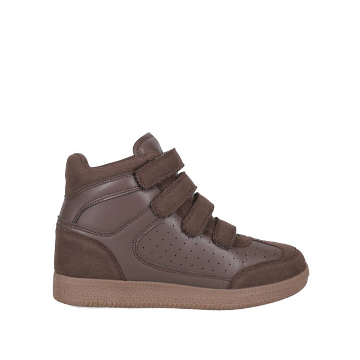 Καφέ sneaker μποτάκι