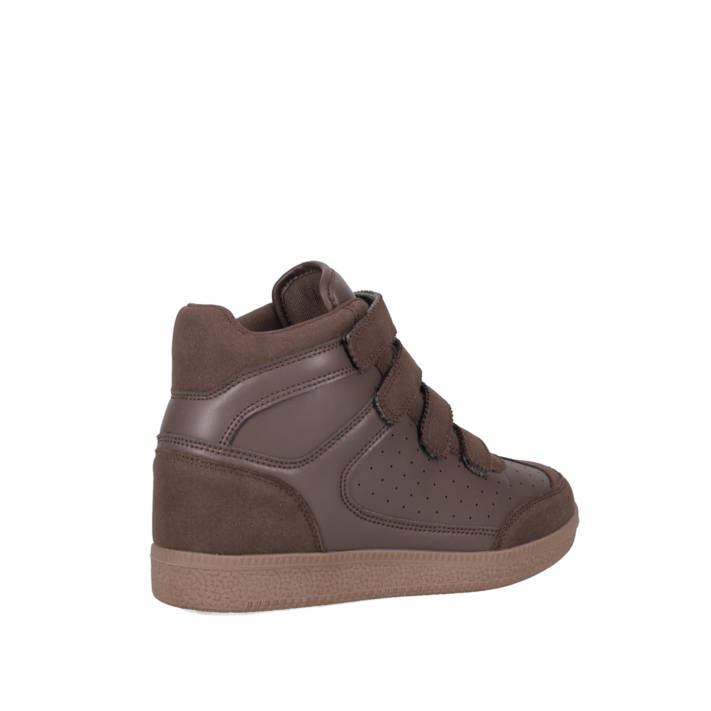Καφέ sneaker μποτάκι