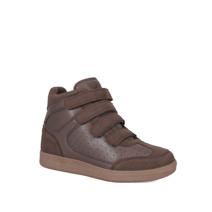 Brown sneaker bootie