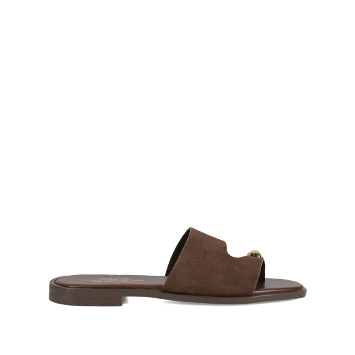Brown leather sandal