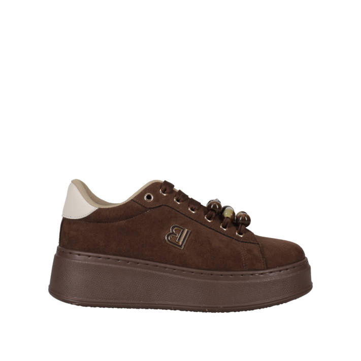Καφέ δίπατο sneaker σουέντ