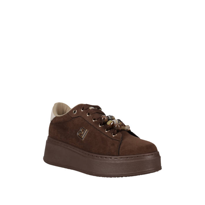 Καφέ δίπατο sneaker σουέντ