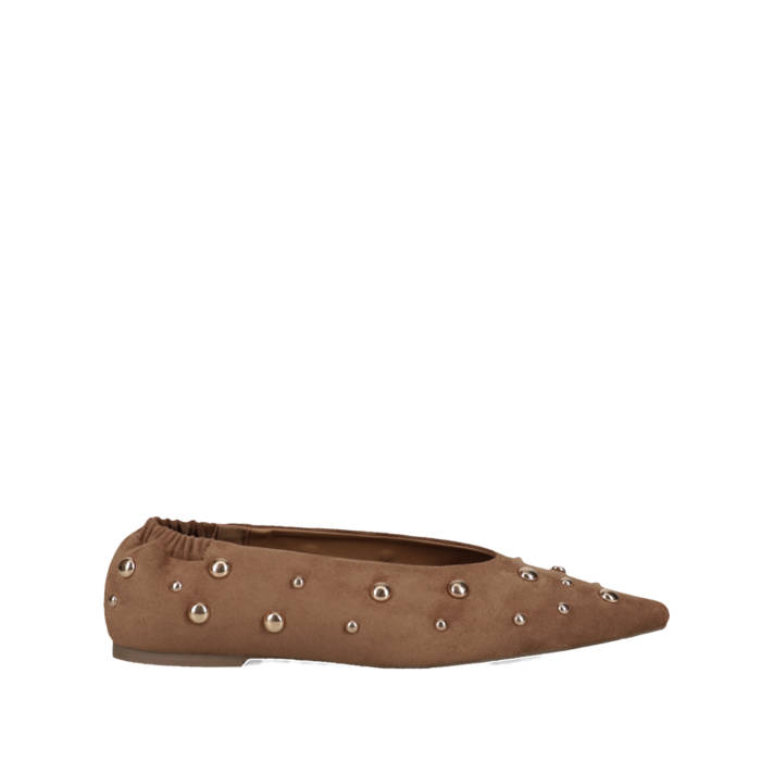 Camel ballet flat