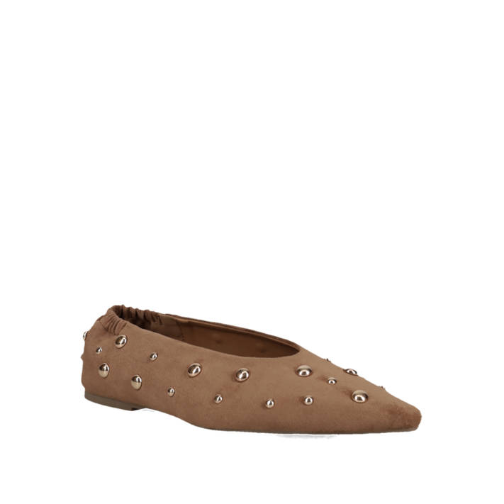 Camel ballet flat