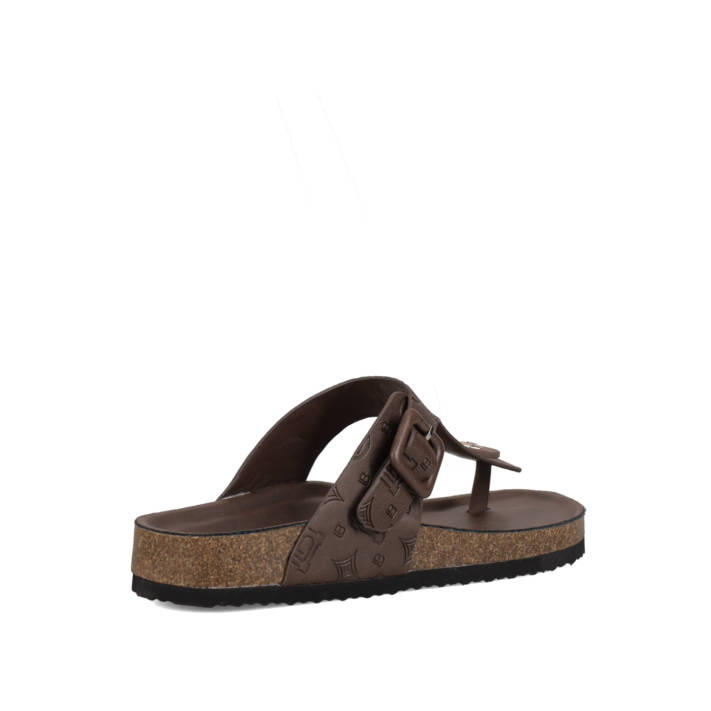 Καφέ footbed σανδάλι