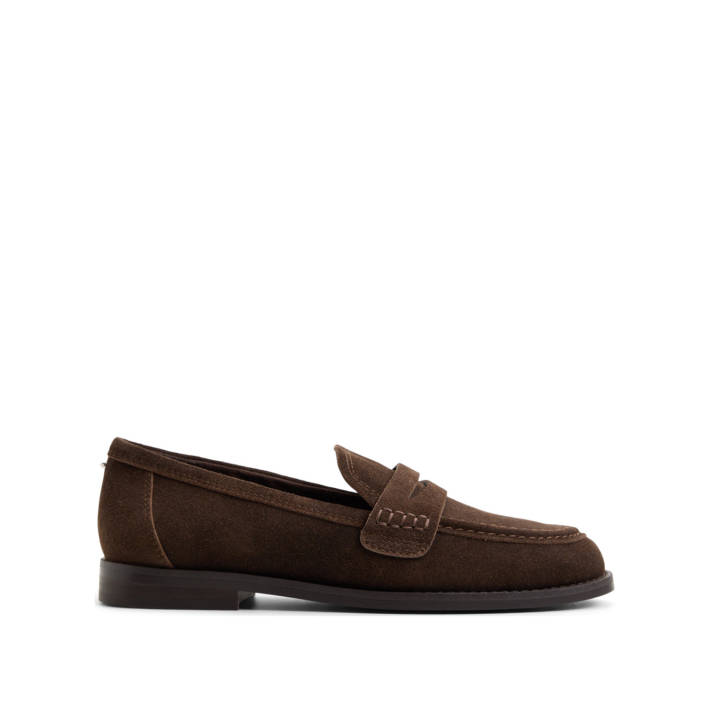 Καφέ loafer καστόρι GENOA