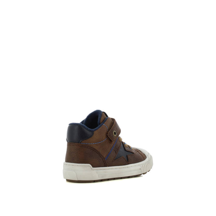 Καφέ παιδικό sneaker