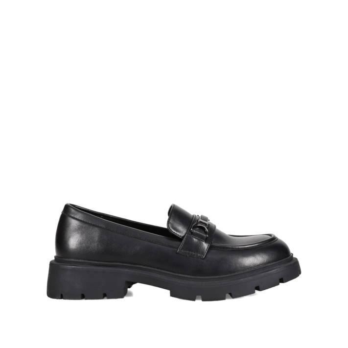 Μαύρο chunky loafer