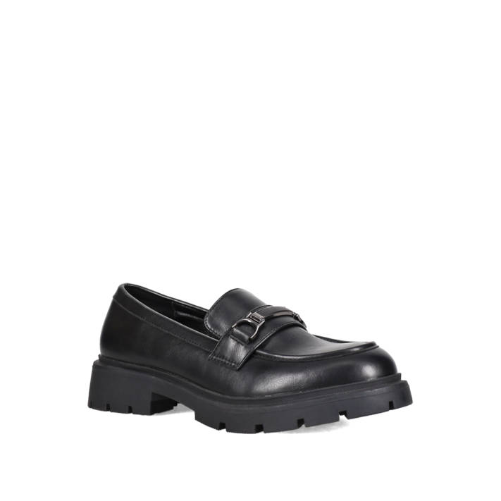 Μαύρο chunky loafer