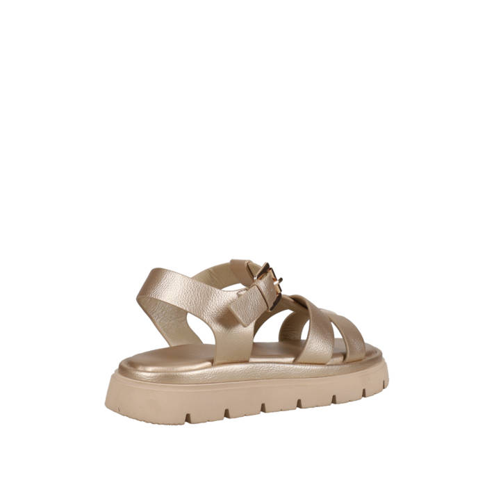Χρυσό footbed σανδάλι