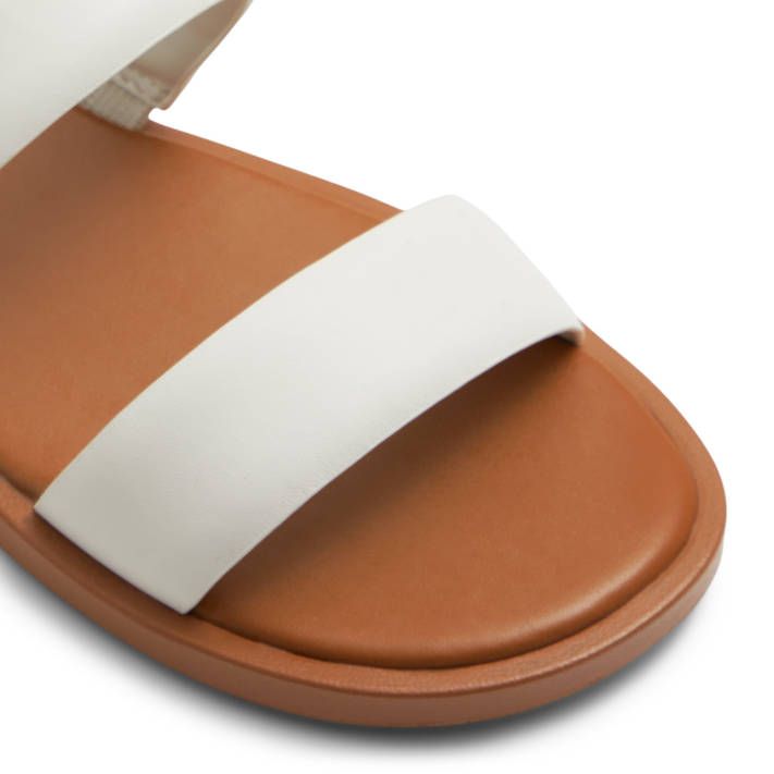 White leather sandal KRIOS