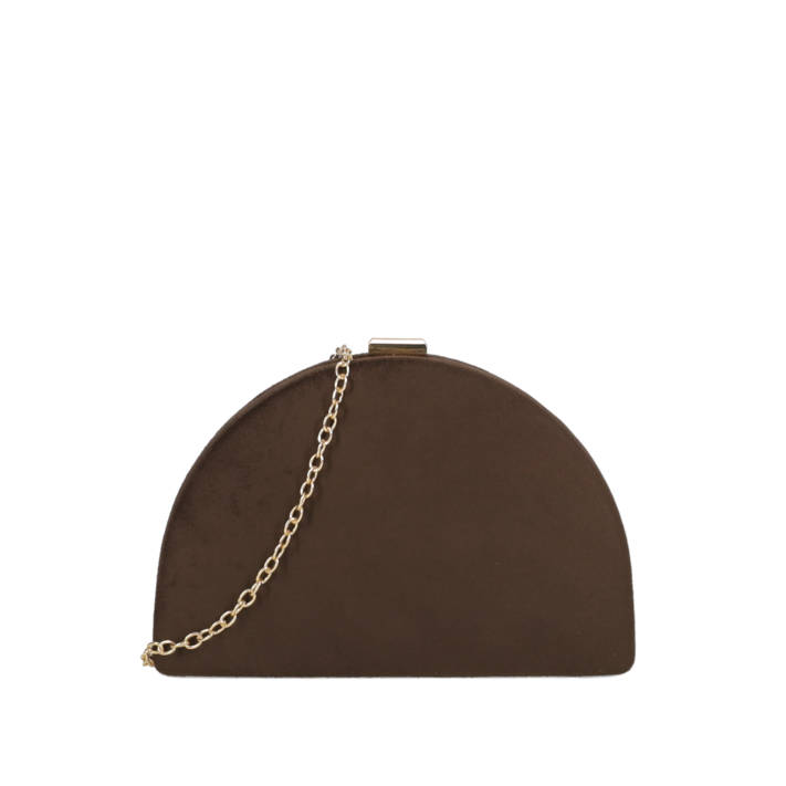 Καφέ clutch τσαντάκι