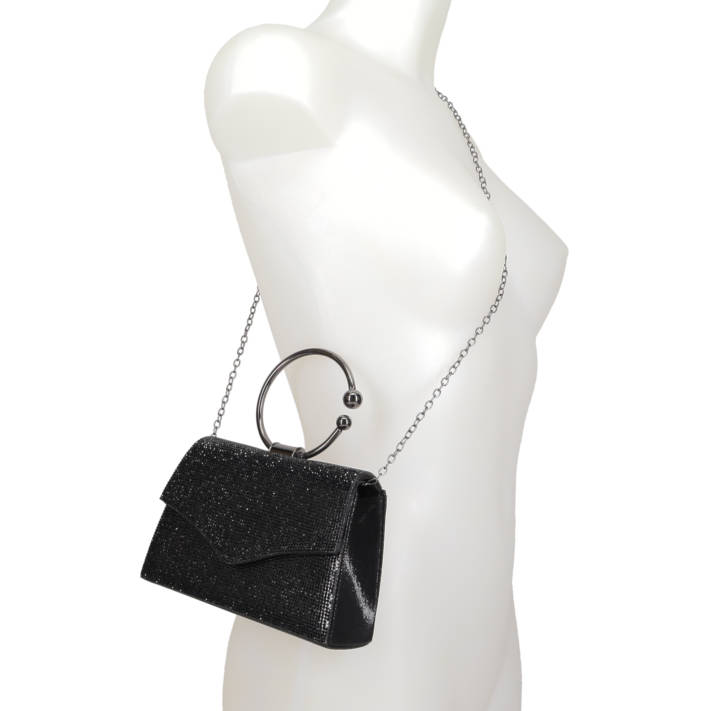 Μαύρη τσάντα clutch