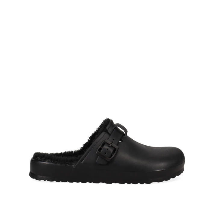 Mens black slipper