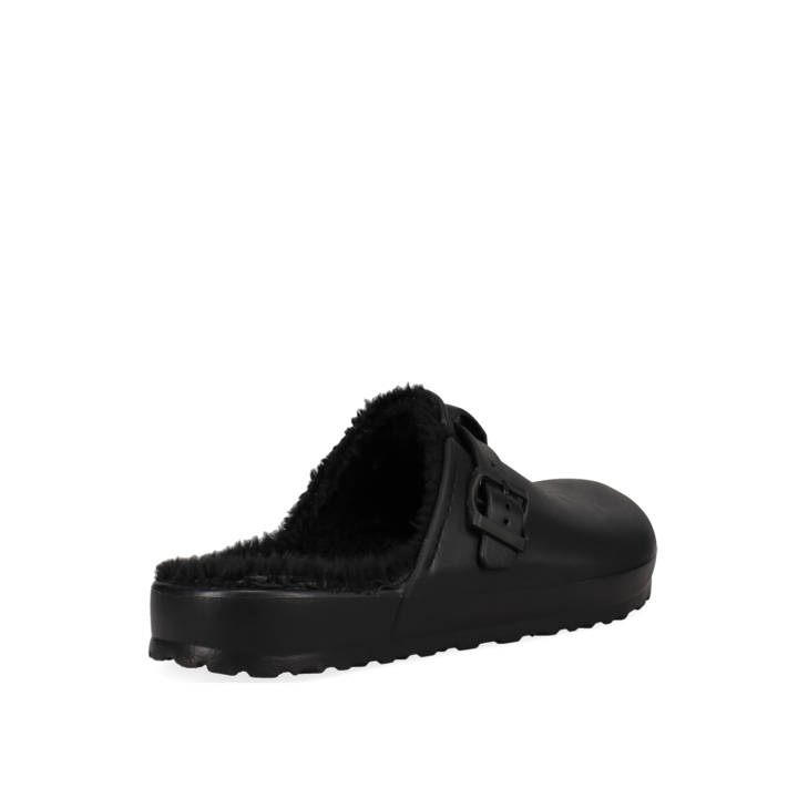Mens black slipper