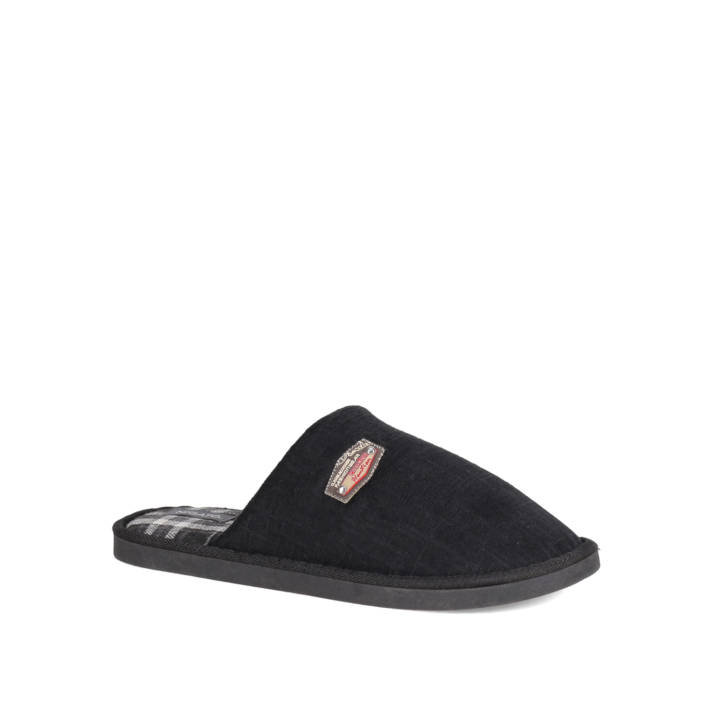 Mens black slipper