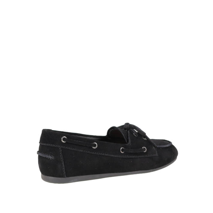Μαύρο δερμάτινο loafer