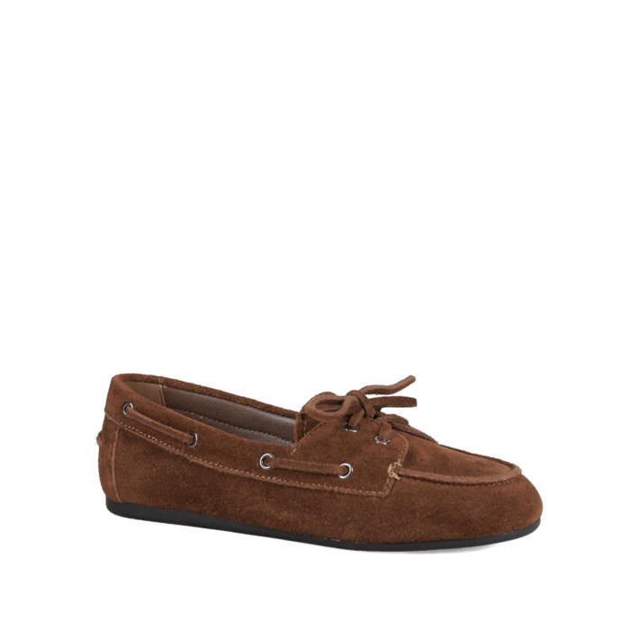 Καφέ δερμάτινο loafer