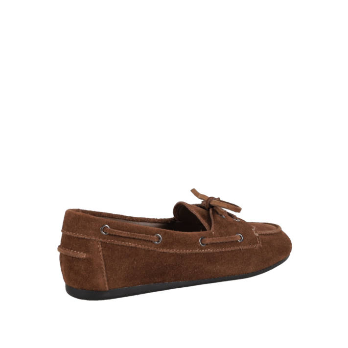 Καφέ δερμάτινο loafer