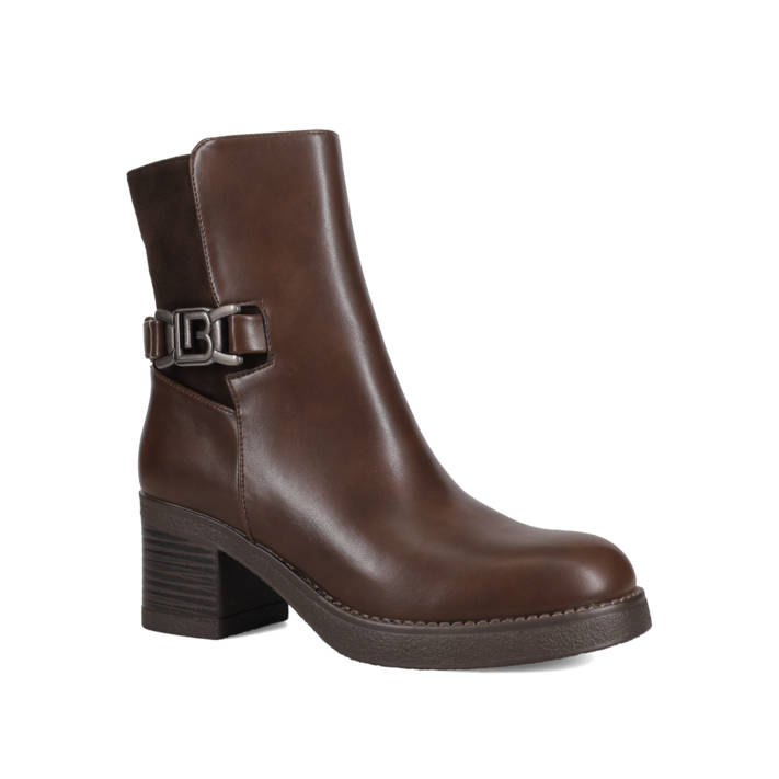 Brown bootie