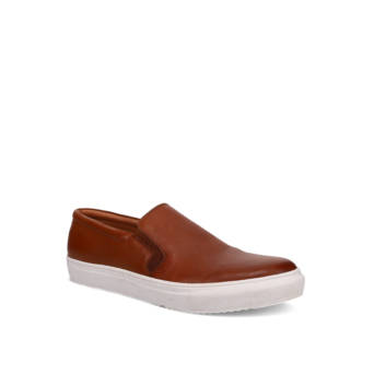 Men''s tan leather loafer