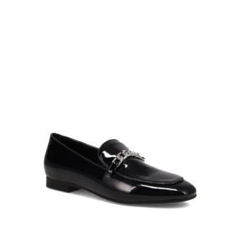 Μαύρο λουστρινένιο loafer