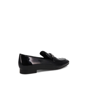 Μαύρο λουστρινένιο loafer