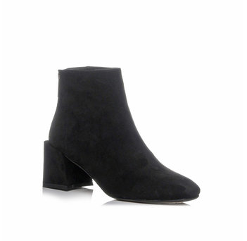 Black high heel bootie