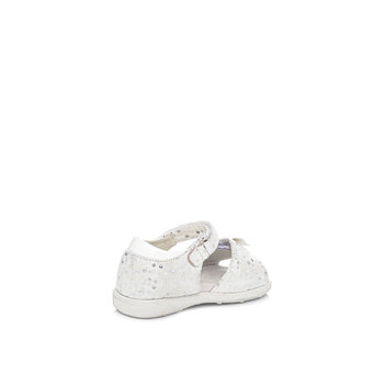 Kids white sandal with bow