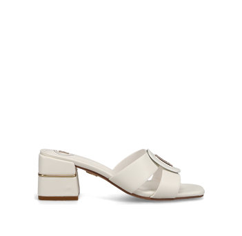 White mule sandal