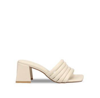 Beige mule sandal