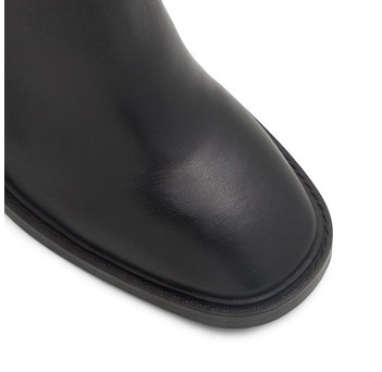 Black leather bootie FILLY