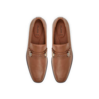 Ανδρικό ταμπά δερμάτινο loafer BRAGA