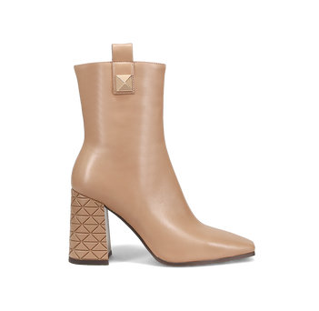 Beige bootie