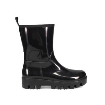Black rain boot
