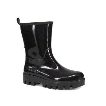 Black rain boot