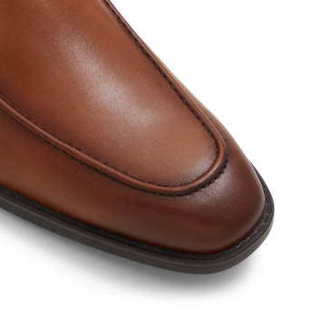 Men''s brown leather loafer ANDERSON