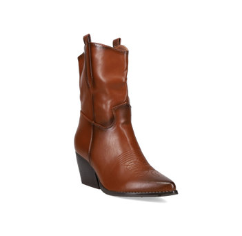 Tan western boot