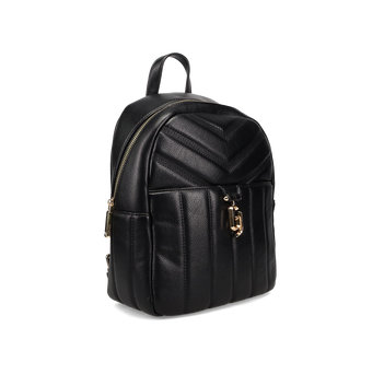 Black quilted backpack ALICE