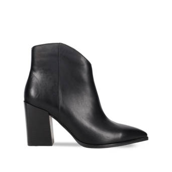 Black western bootie